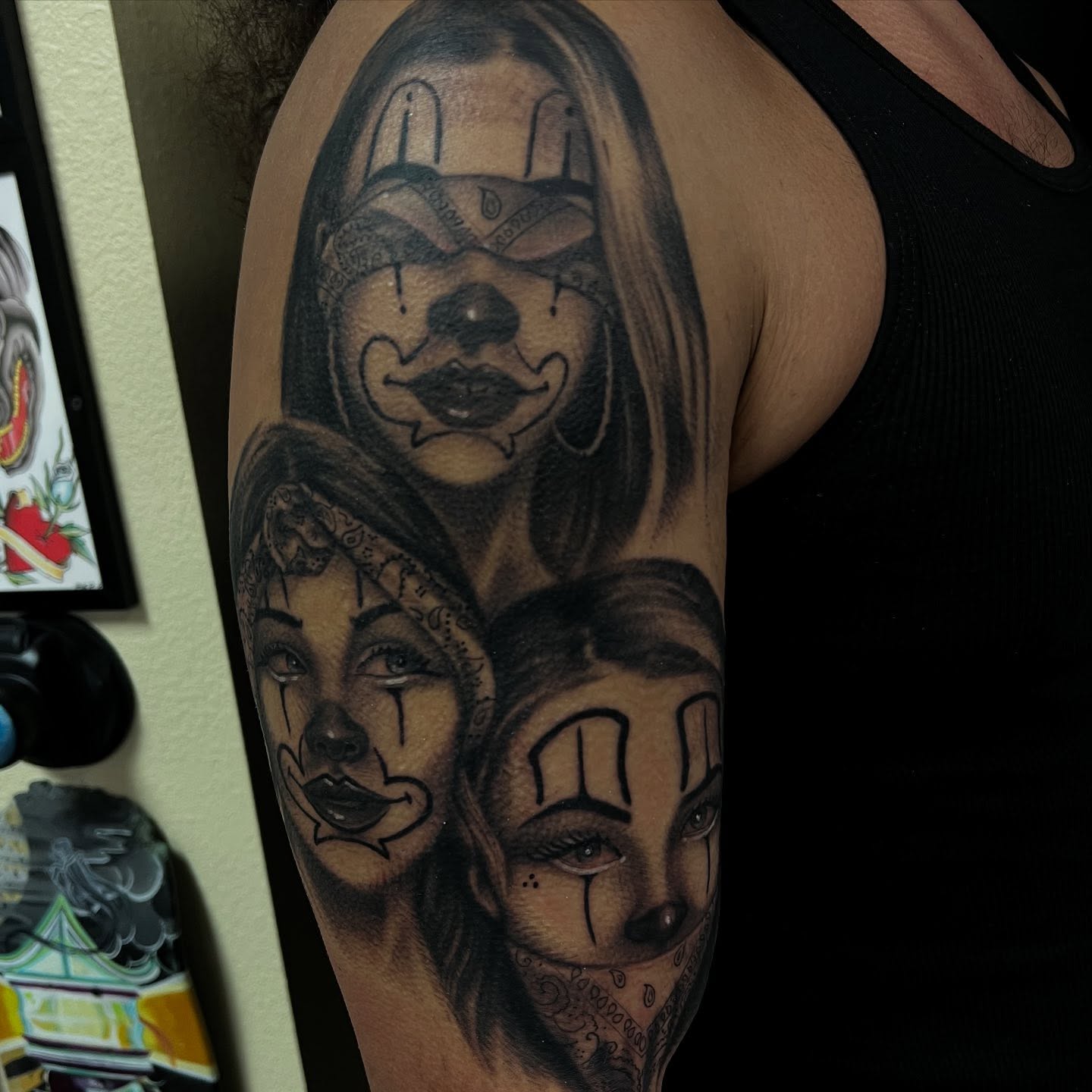 Tattoo by @bobsimmonstattoo — black_and_grey, realism