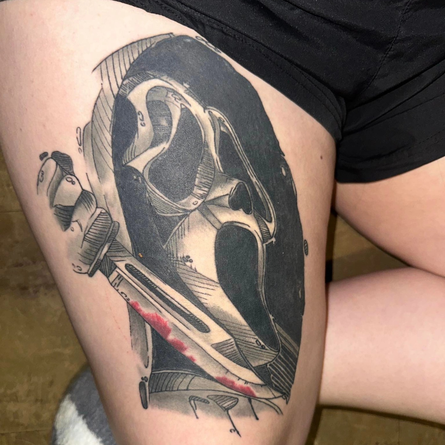Tattoo by @erics.tattoos — black_and_grey