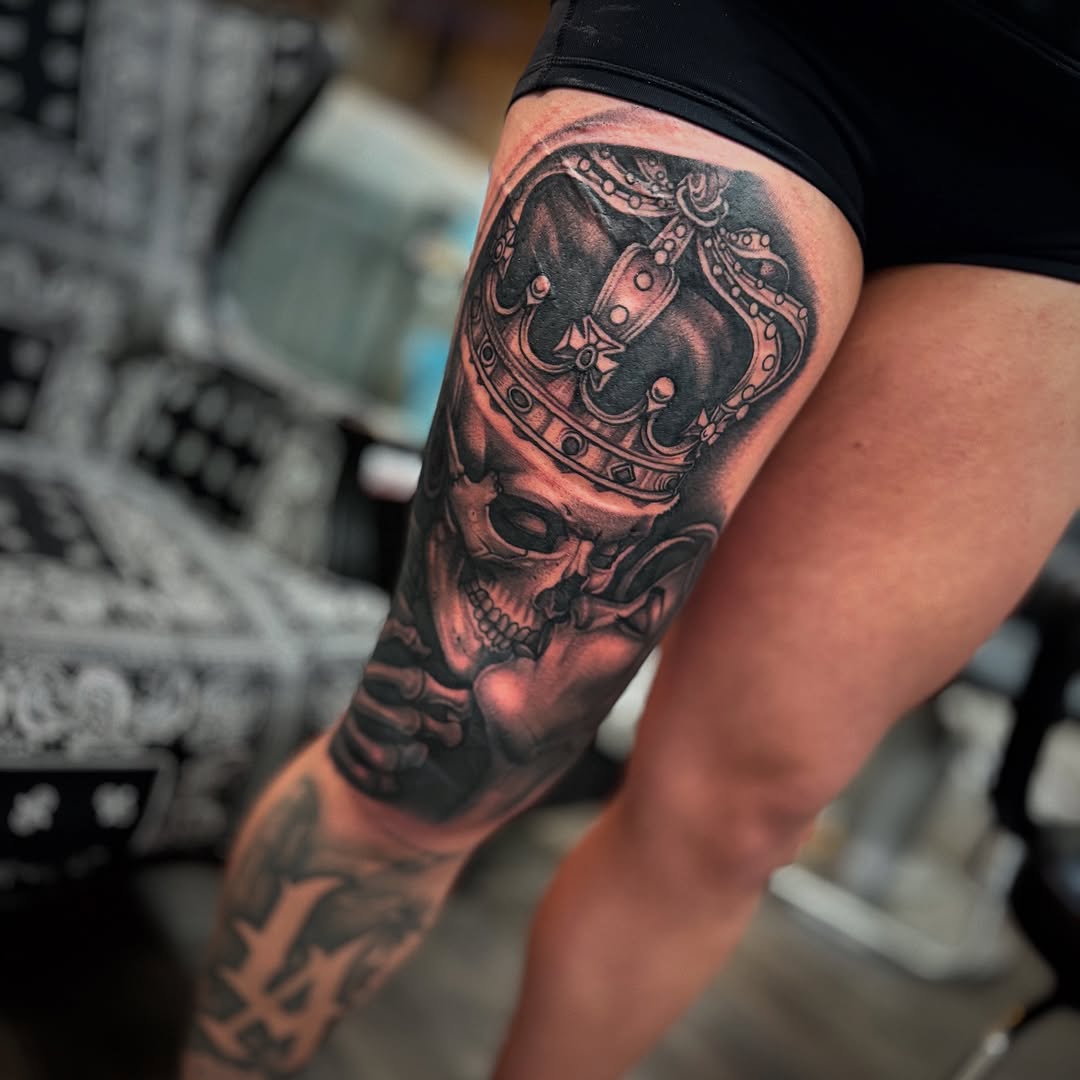 Tattoo by @josephtattoos โ black_and_grey, realism