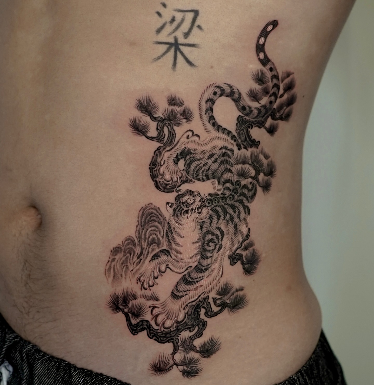 Tattoo by @think_tatt — black_and_grey