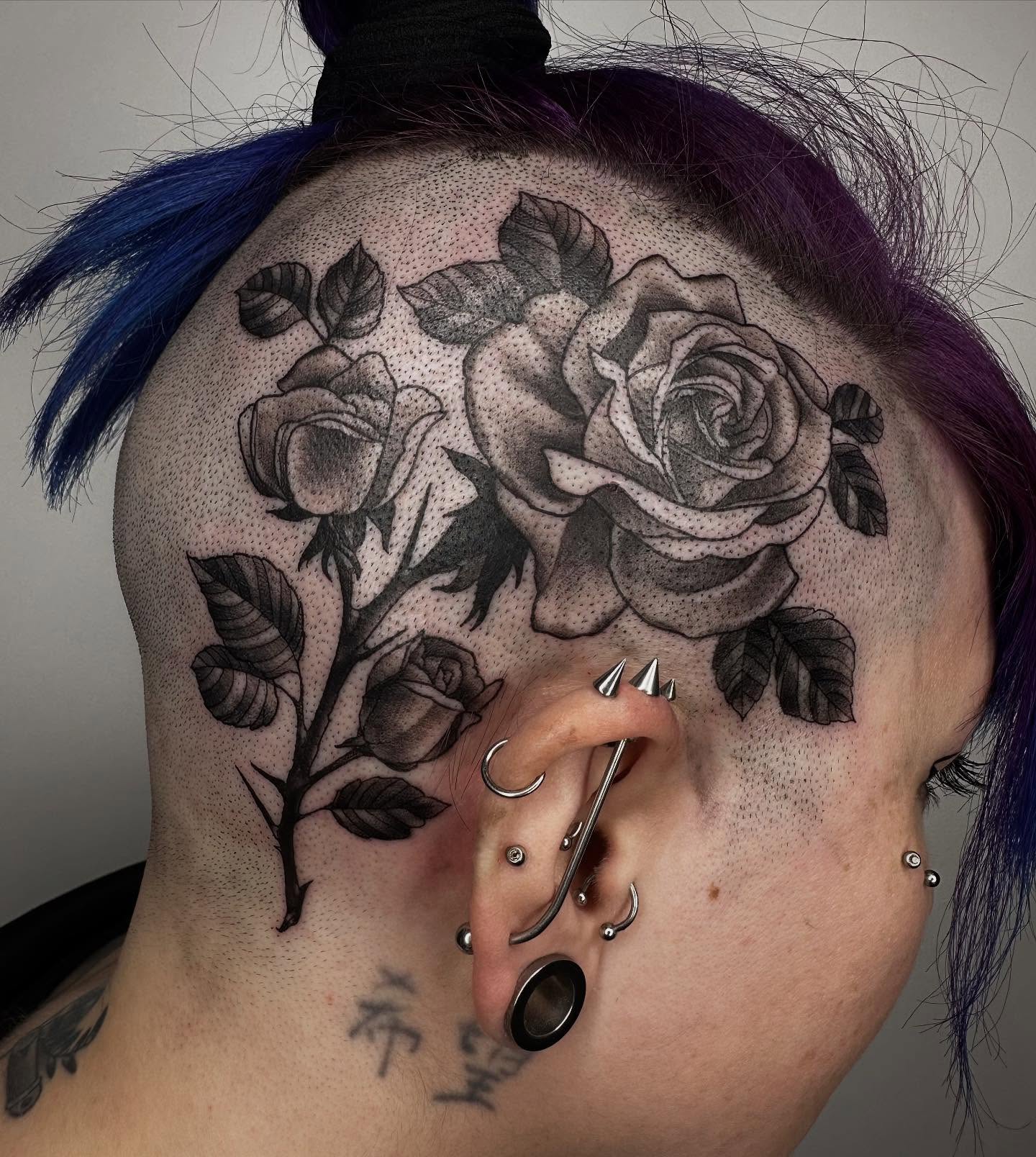 Tattoo by @jakejtattoos — dotwork, black_and_grey