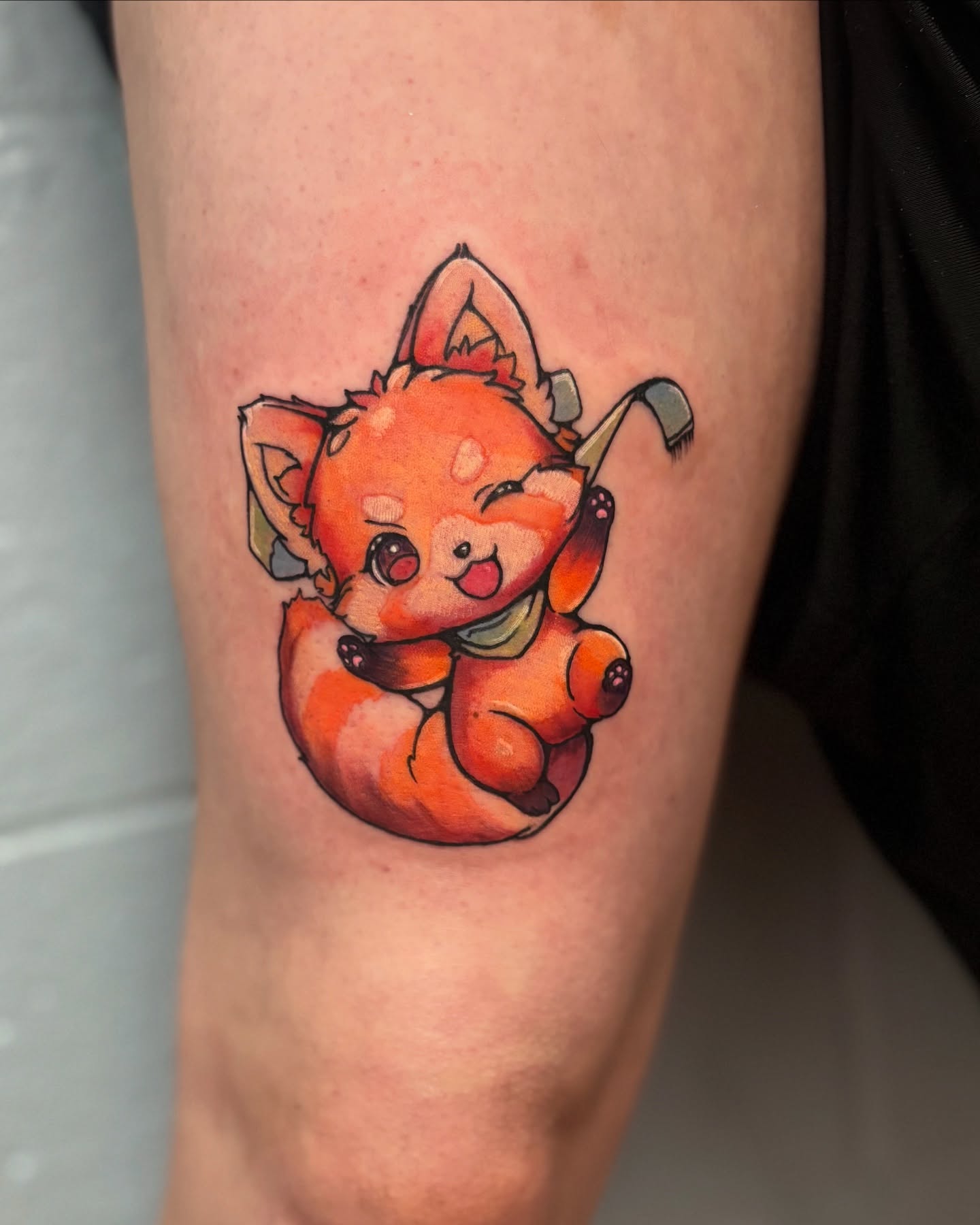 Tattoo by @jinxedtattoos — watercolor