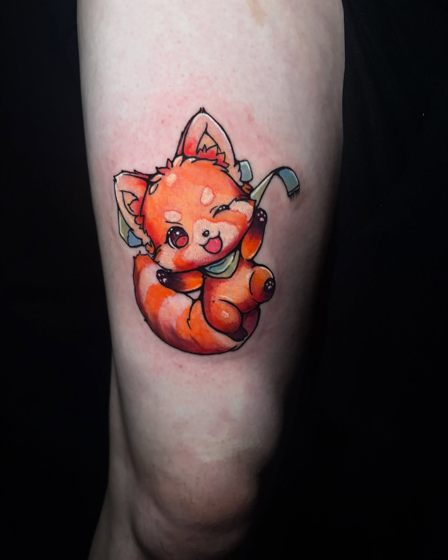 Tattoo by @jinxedtattoos — watercolor