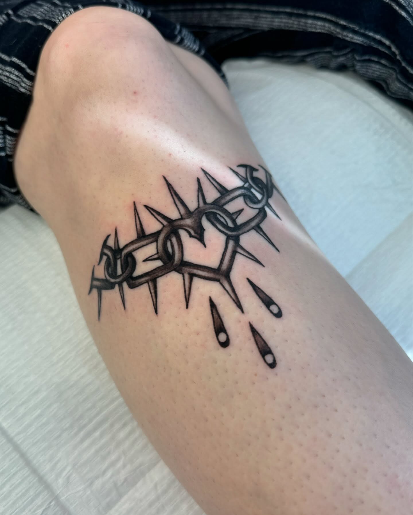 Tattoo by @lauren.tattoos — black_and_grey