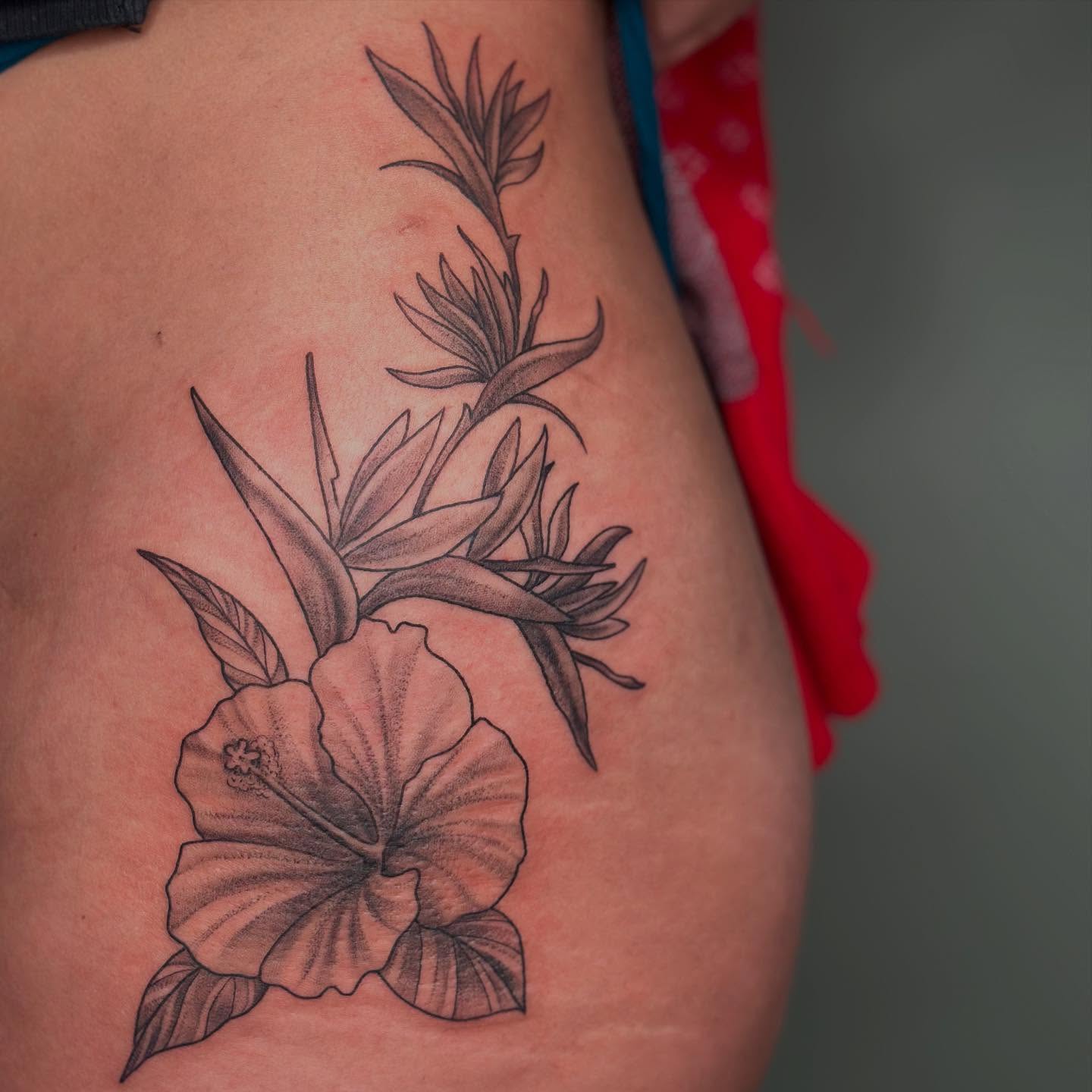 Tattoo by @hunterdoestattoos β black_and_grey