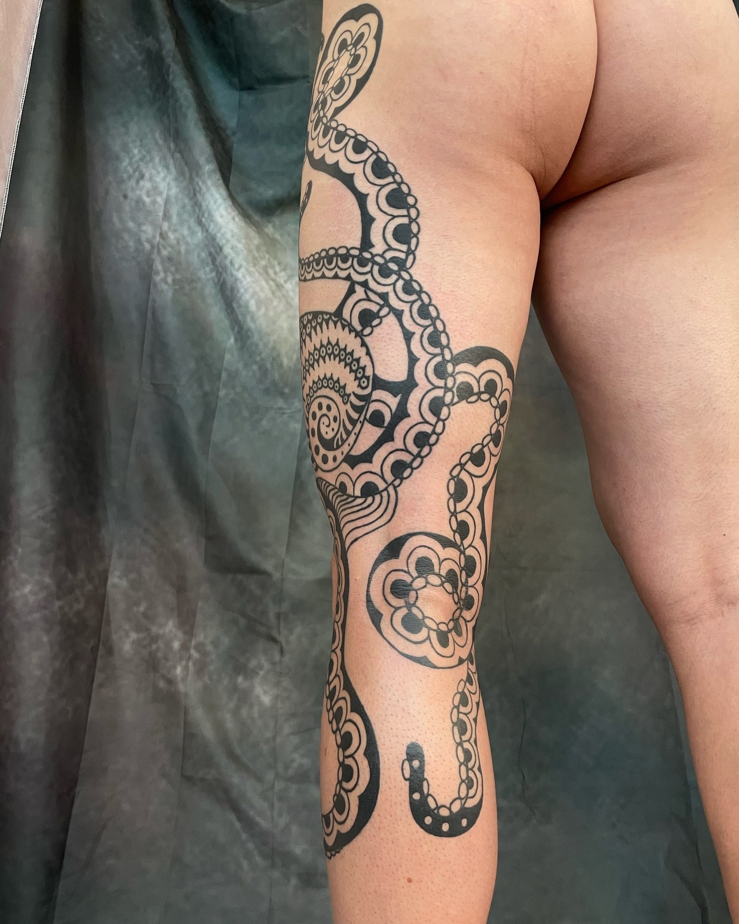 Snake ornamental tattoo on the forearm by เผ เผถ ๐ฐ๐๐๐๐๐๐ เผถ ๐๐๐ถ เผถ เผ
