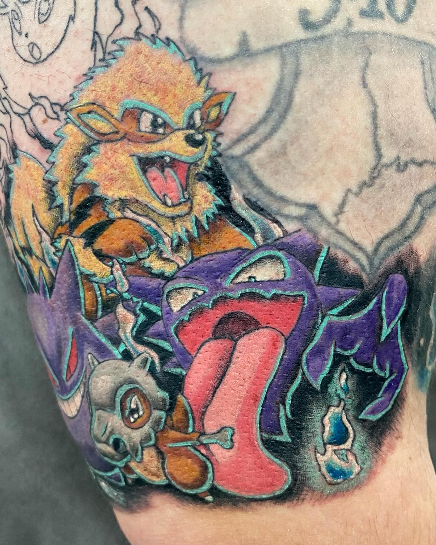Tattoo by @heidihoodtattoos — american_traditional, dotwork