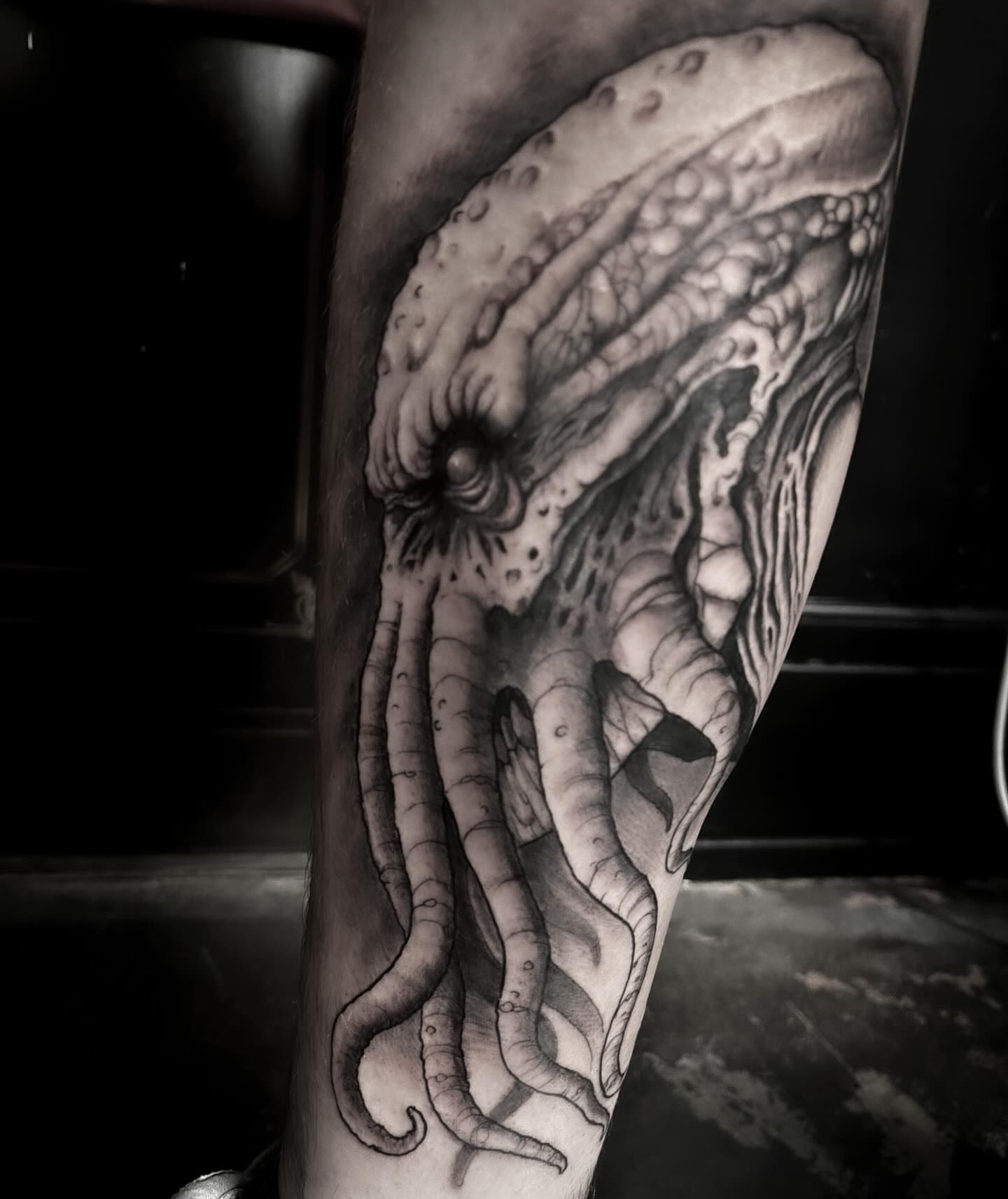 Tattoo by @tatzbyadam — black_and_grey, realism