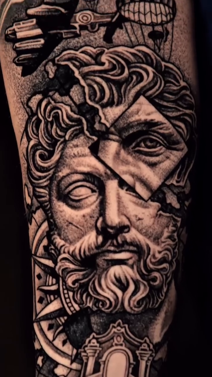 Tattoo by @jackitsforever — realism, black_and_grey