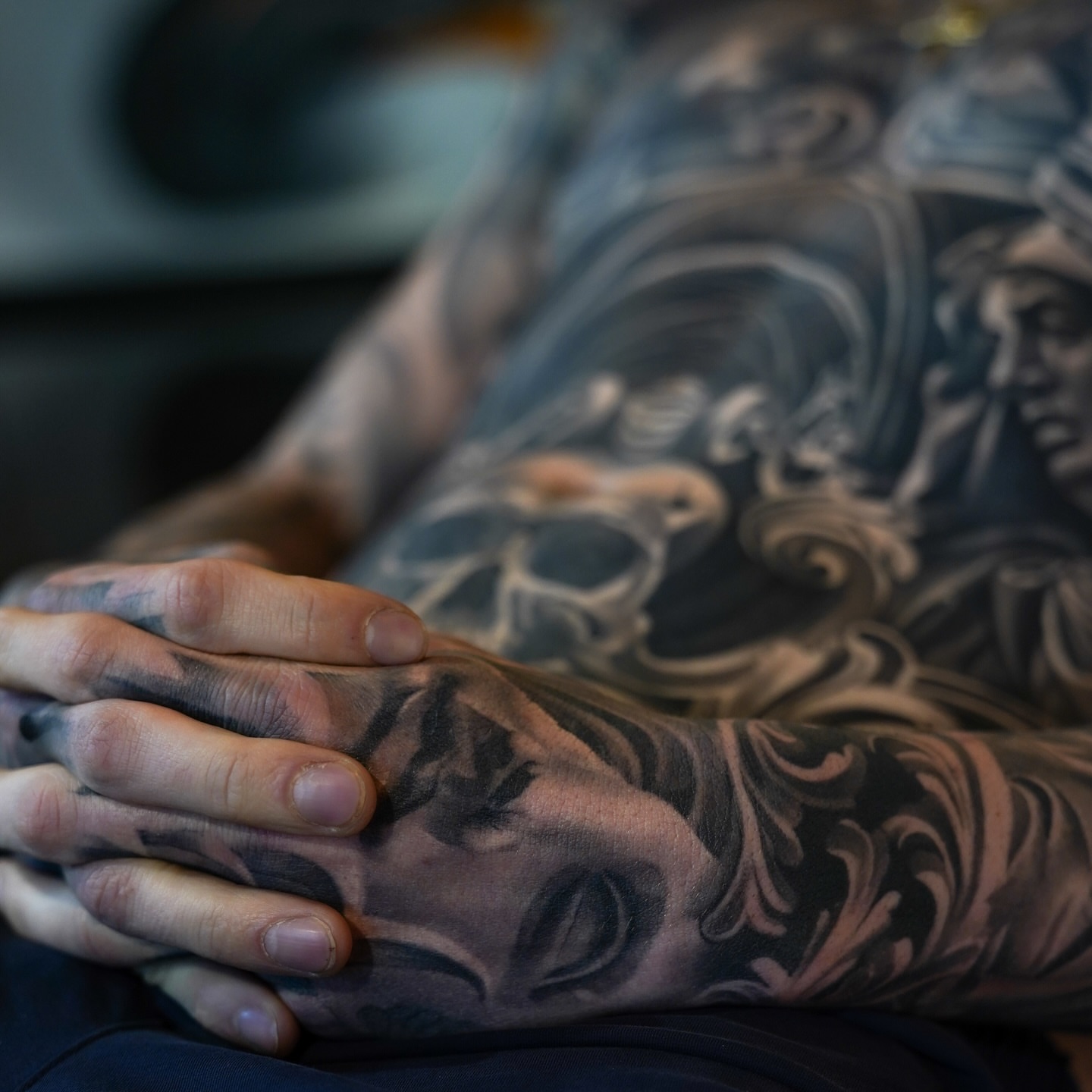 Tattoo by @fabio_tattooartist — black_and_grey, realism