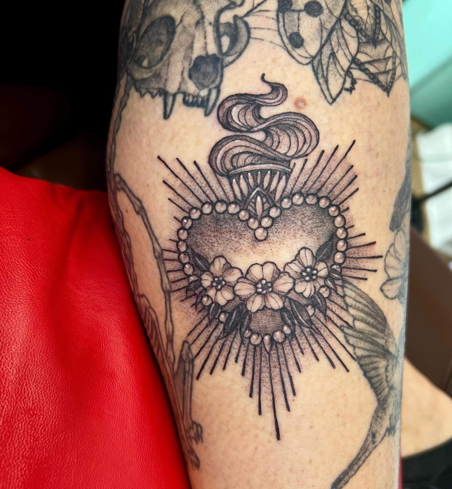 Tattoo by @jespetrietattoos β black_and_grey