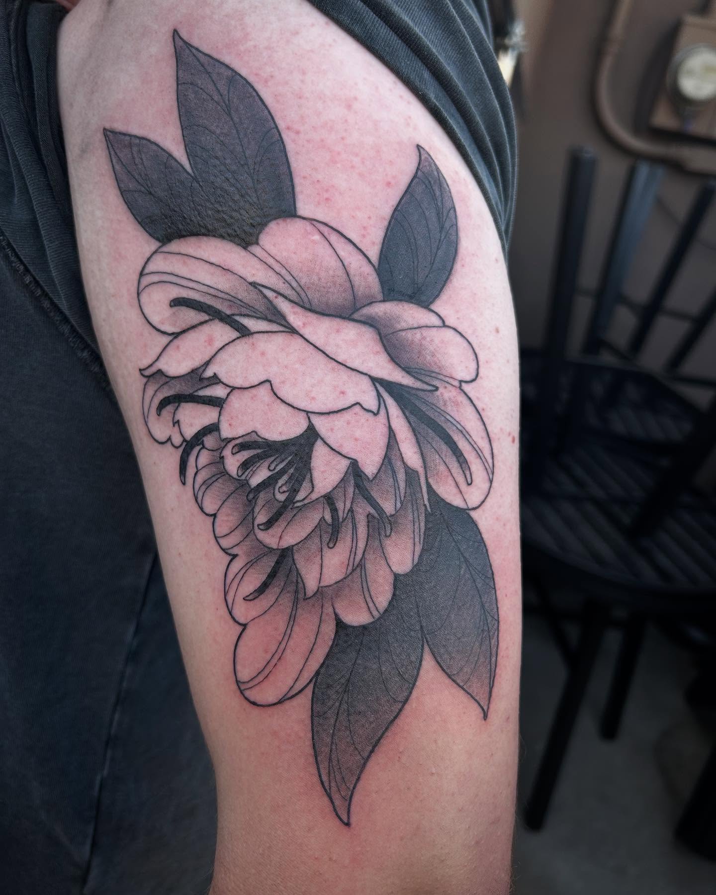 Tattoo by @seanc_tattoos — black_and_grey
