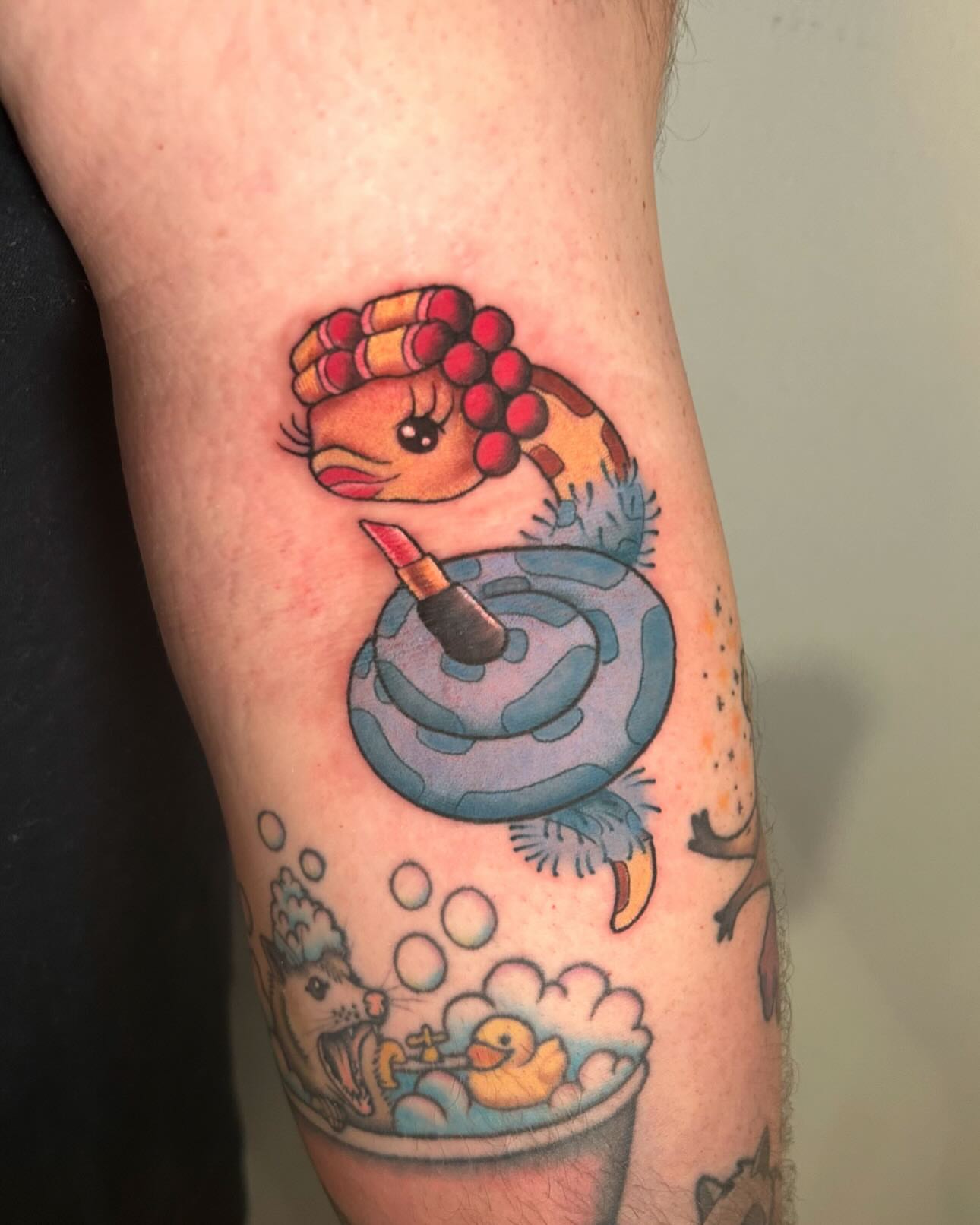 Tattoo by @foofytattoo — new_school, illustrative