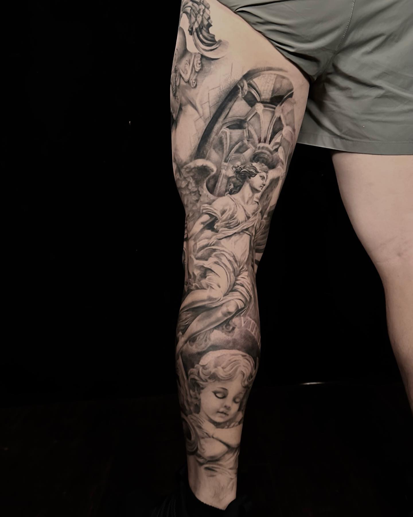 Tattoo by @assassintattooalice — black_and_grey, realism