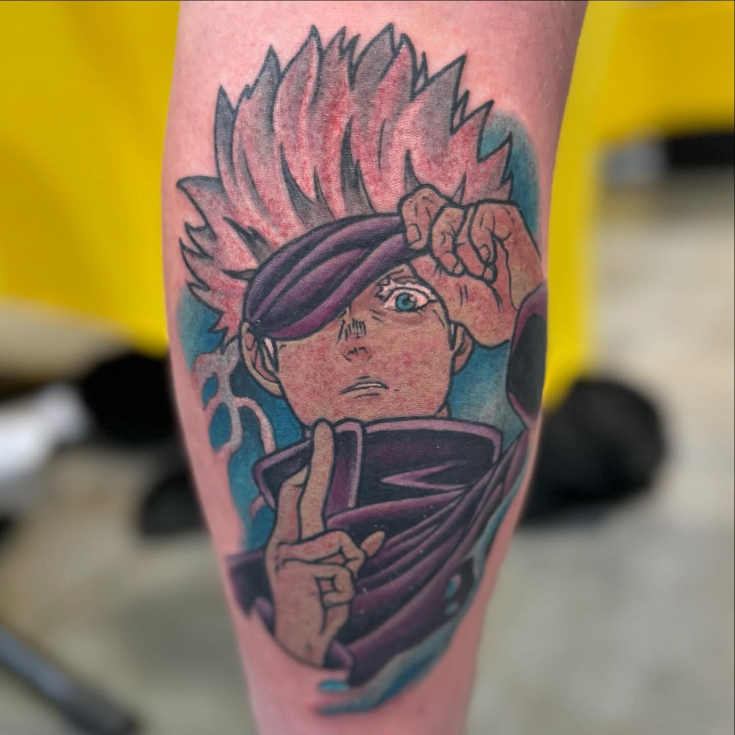 Tattoo by @injectintelligence — anime