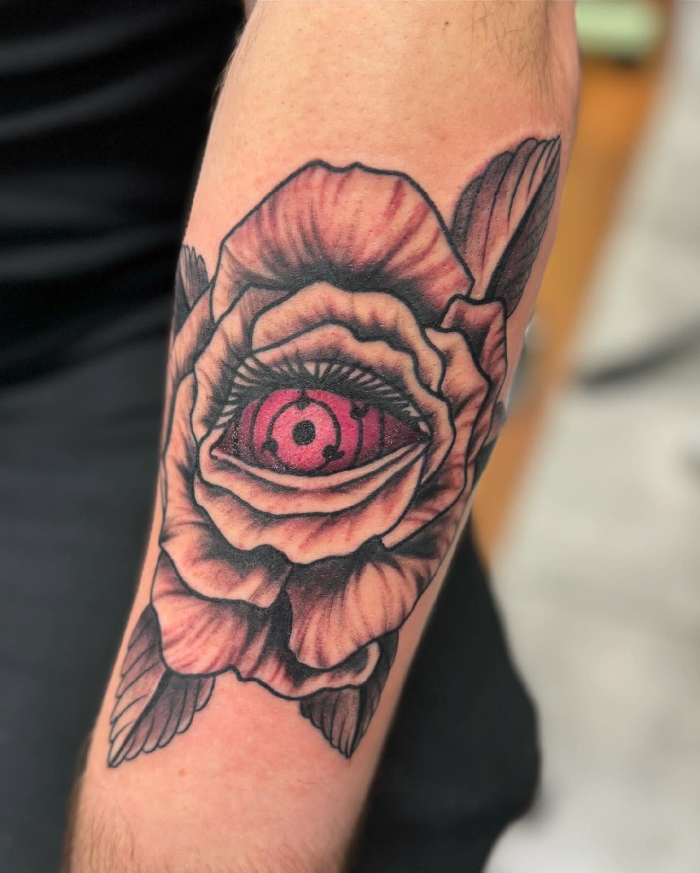 Tattoo by @injectintelligence — american_traditional, dotwork