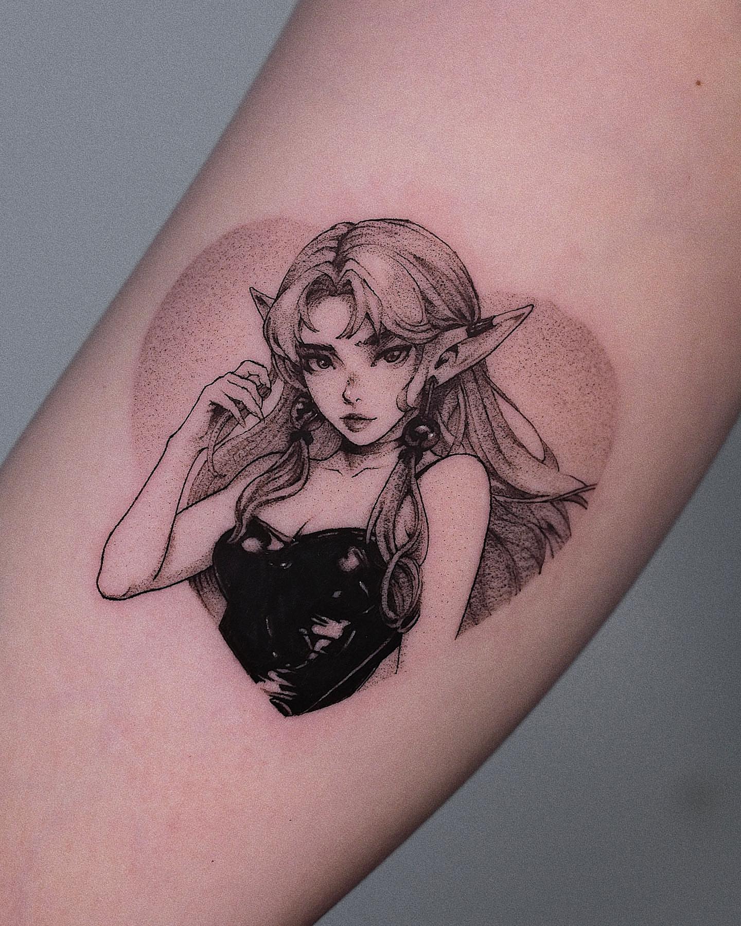 Tattoo by @tattooist_monday — anime