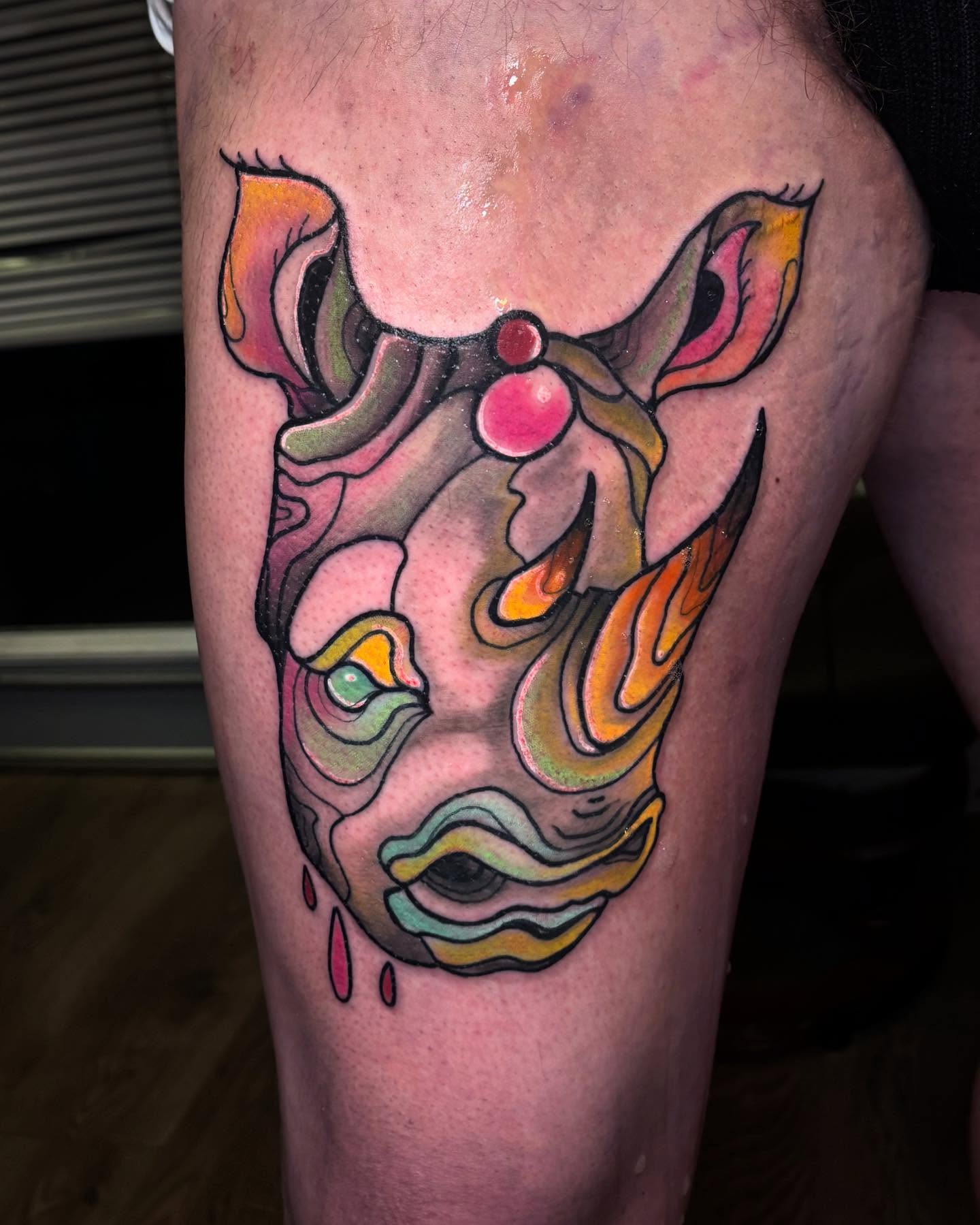 Tattoo by @twinleaftattoo — new_school, geometric