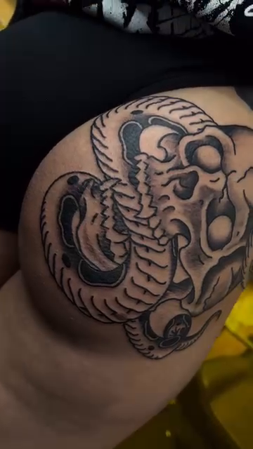 Tattoo by @jaws_the_artist — black_and_grey, realism