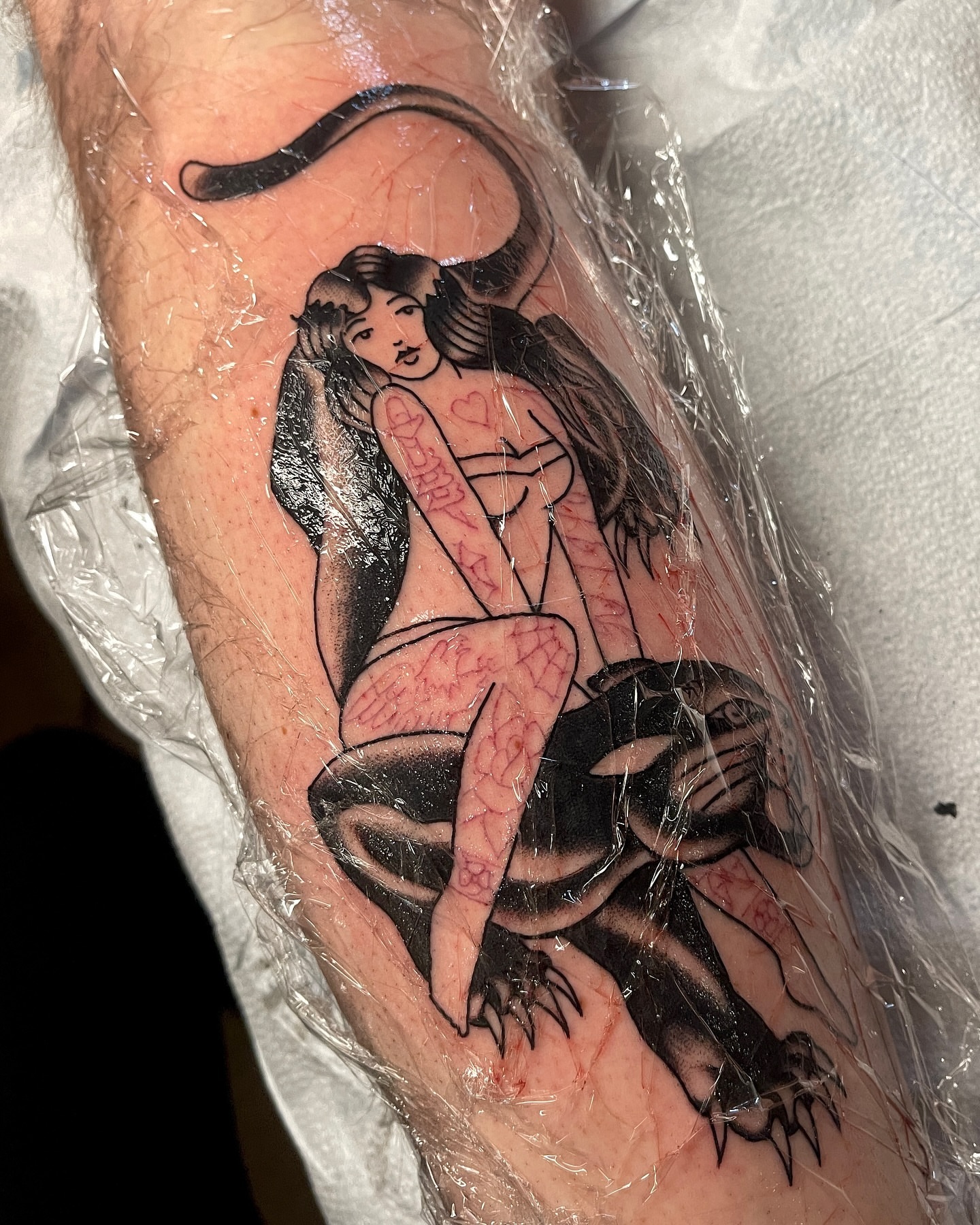Tattoo by @chasetuckertattoo — american_traditional, black_and_grey