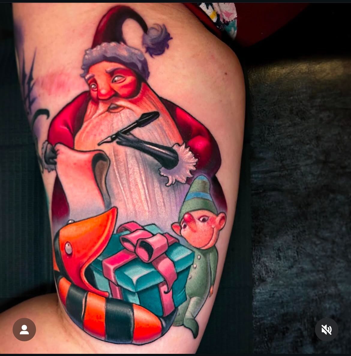 Tattoo by @timmy_b_413 — realism, watercolor