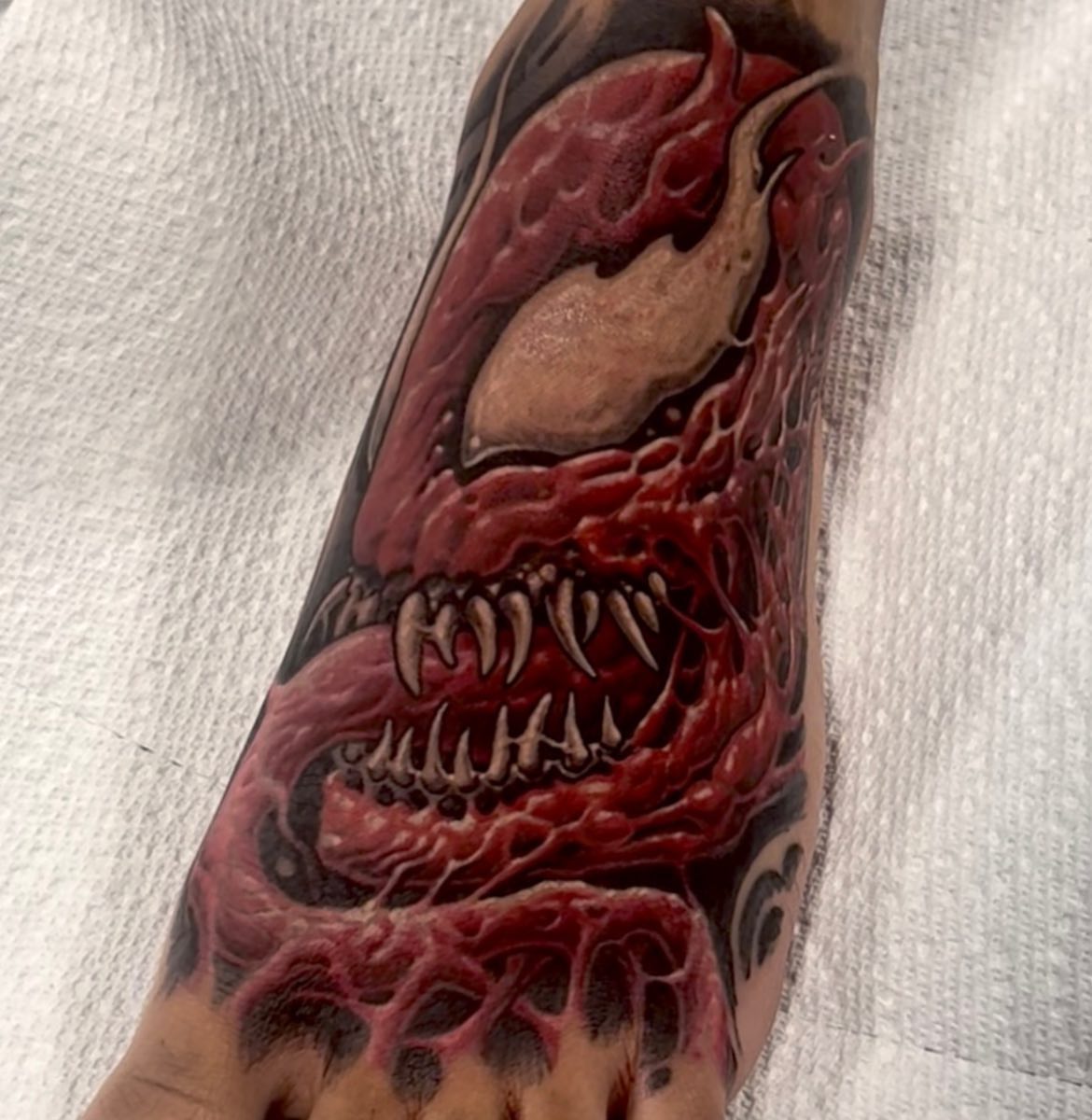Tattoo by @kid.mek — dark_realism