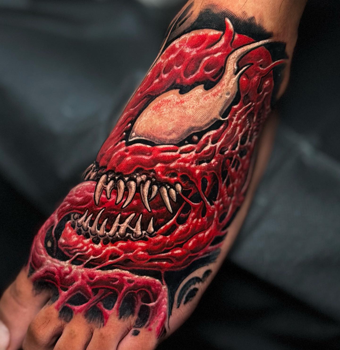 Tattoo by @kid.mek — dark_realism