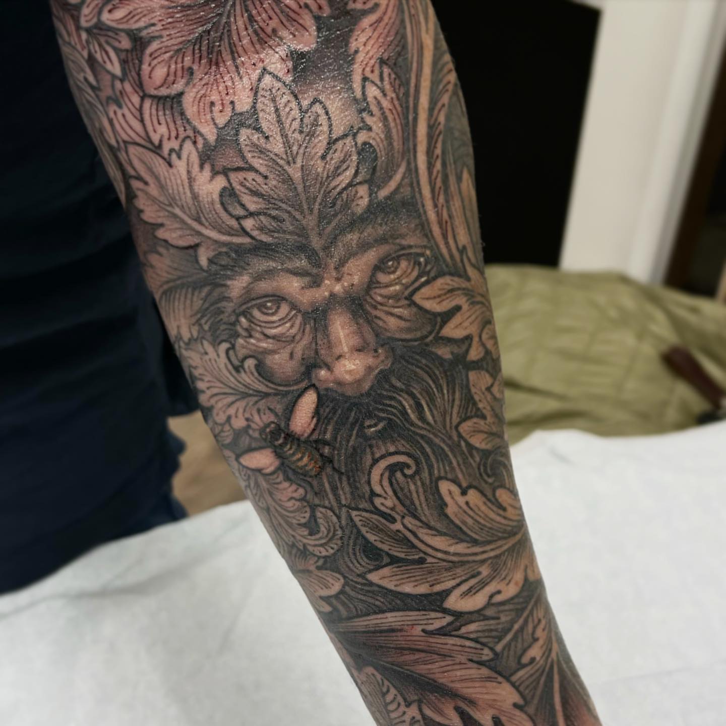 Tattoo by @fredd.chino.tattoos — black_and_grey, realism