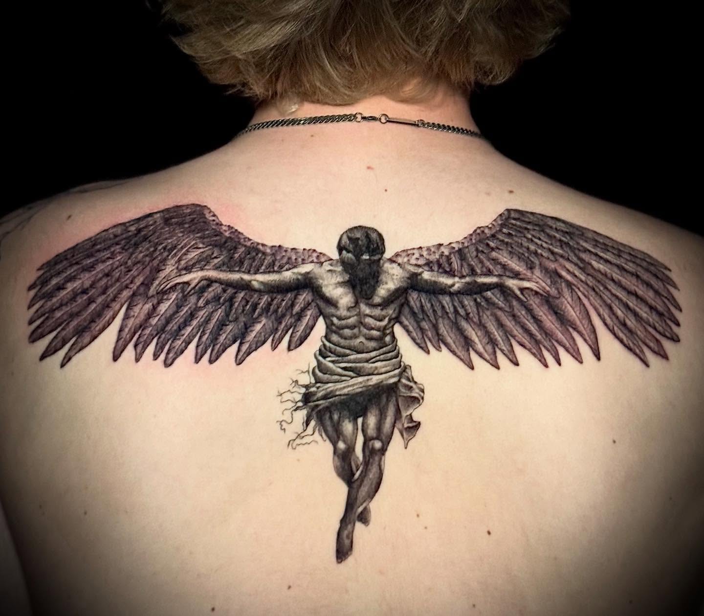Tattoo by @luckyseventattoos — realism, dark_realism
