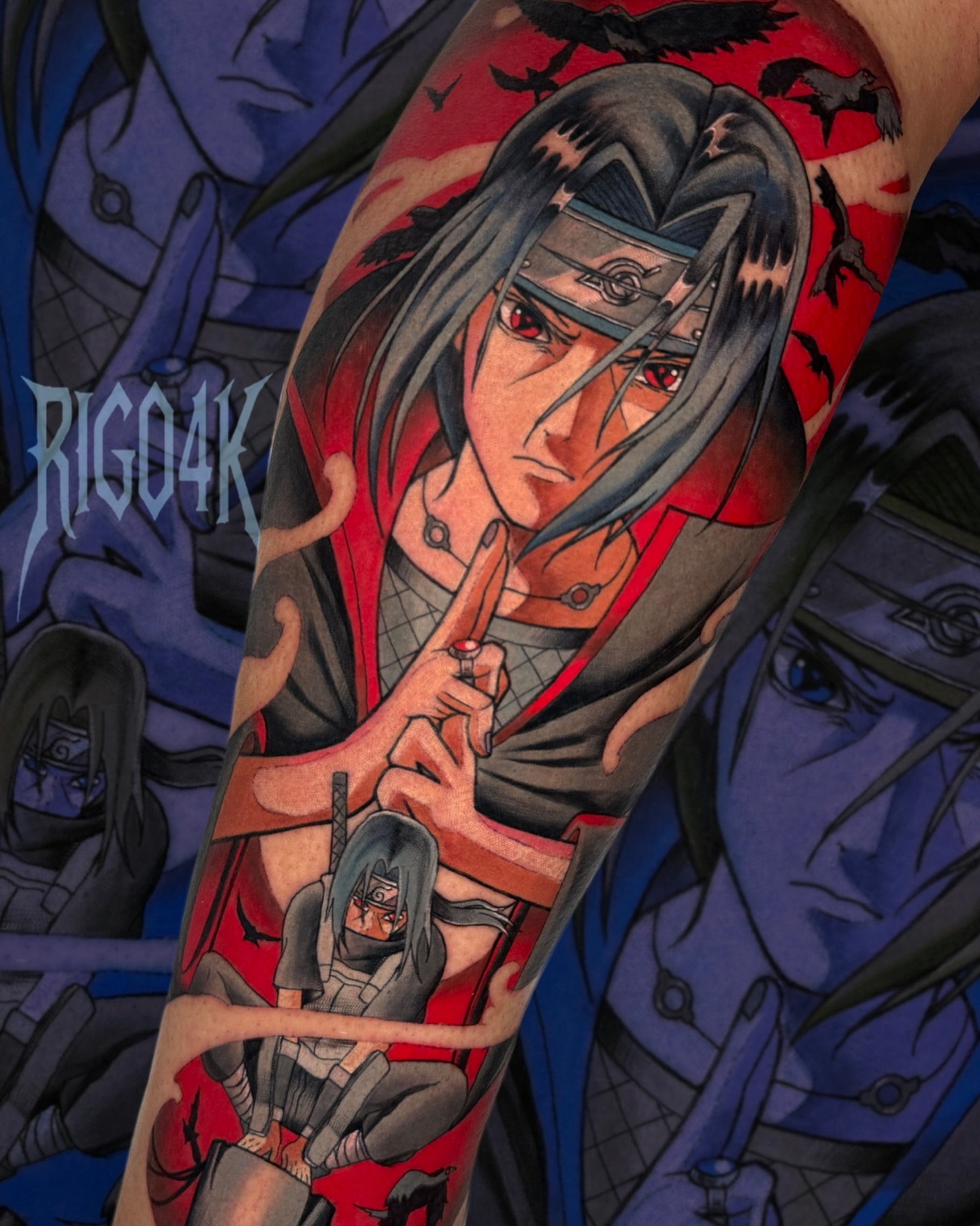 Tattoo by @rigo4k — anime