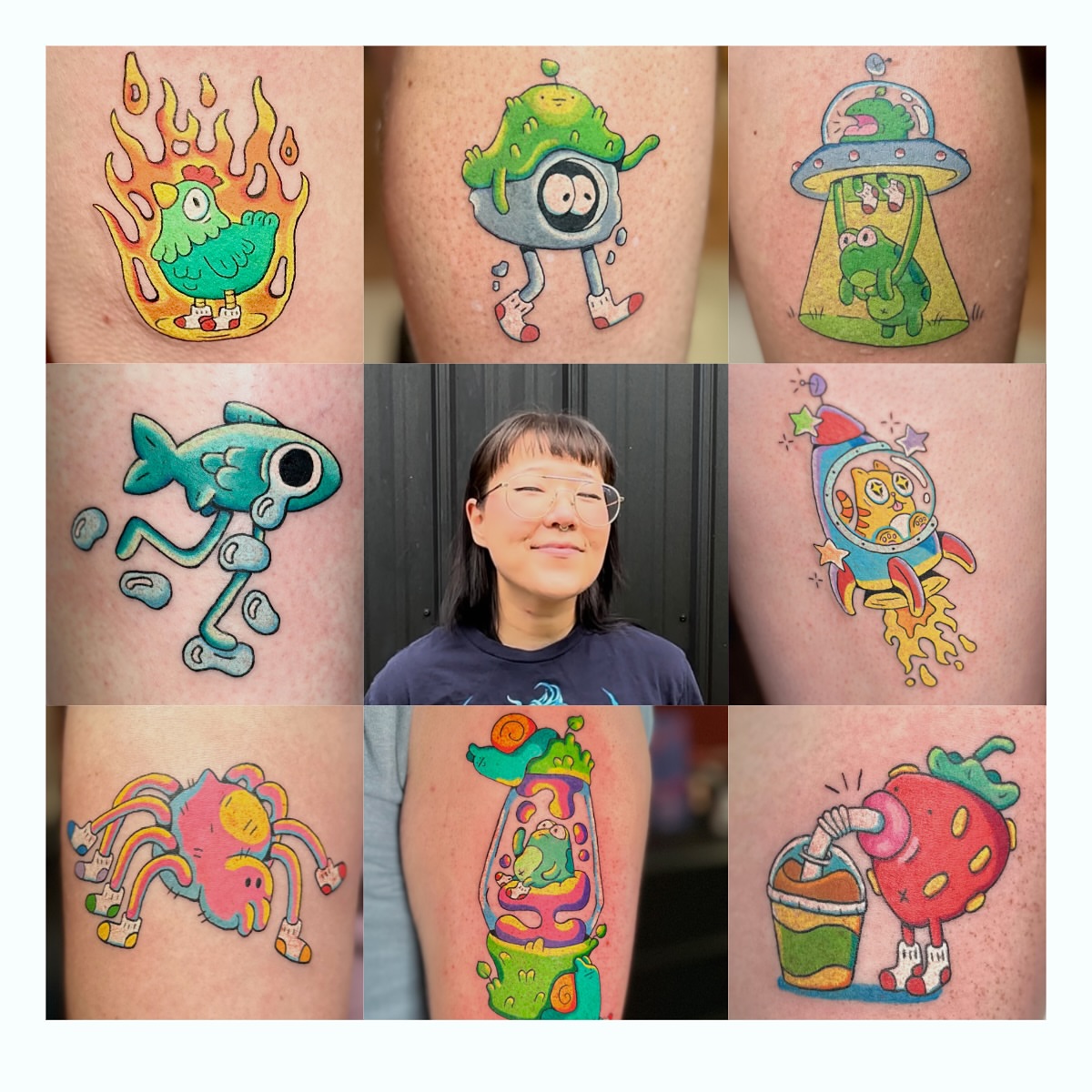 Tattoo portfolio illustrative tattoo by Kellie Burch