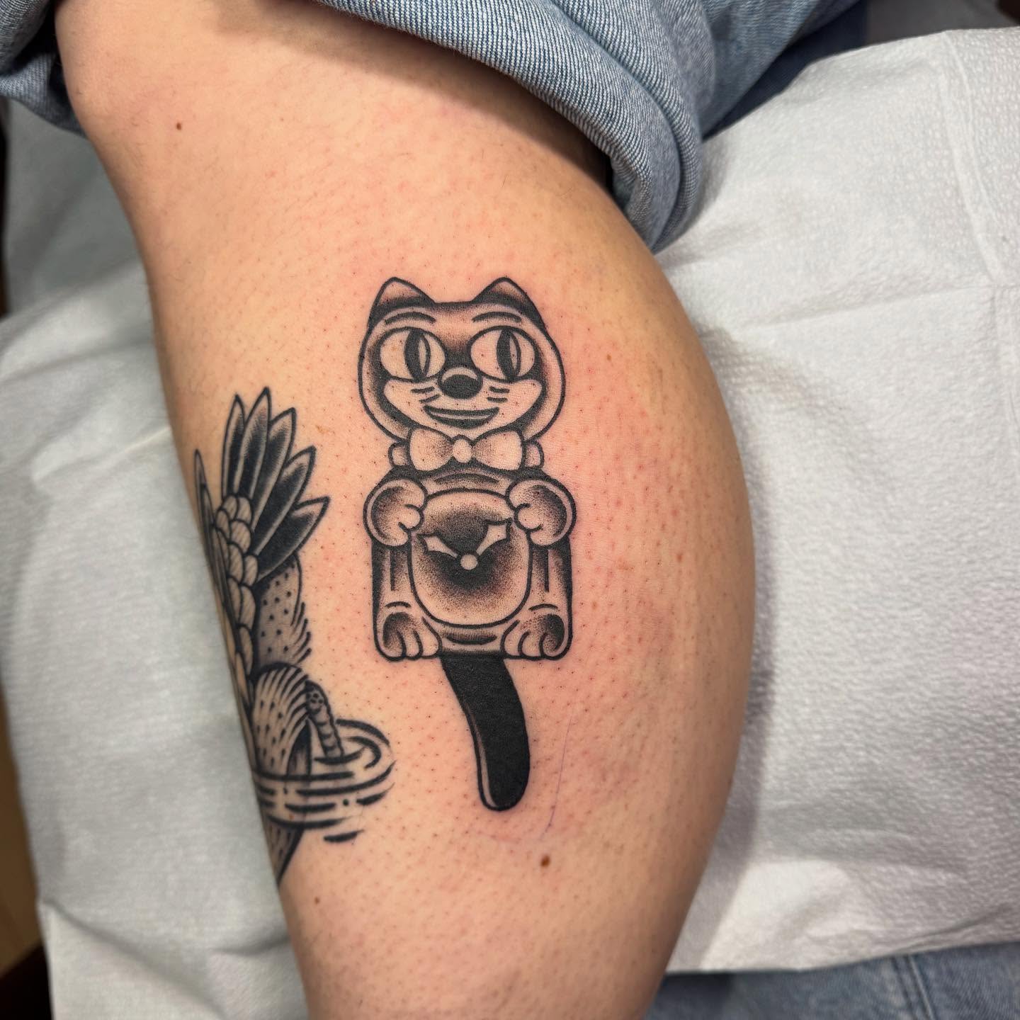 Tattoo by @jewelsidette β black_and_grey