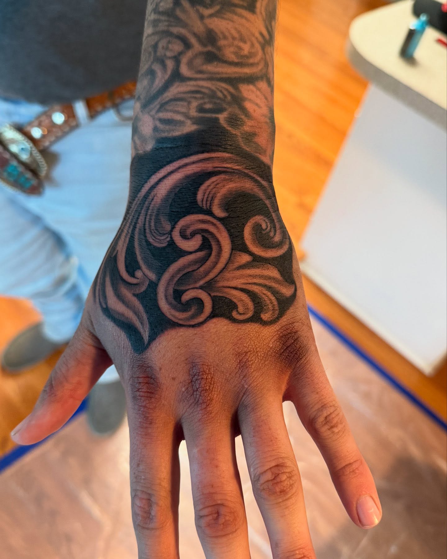 Tattoo by @tattoosbybatch — black_and_grey