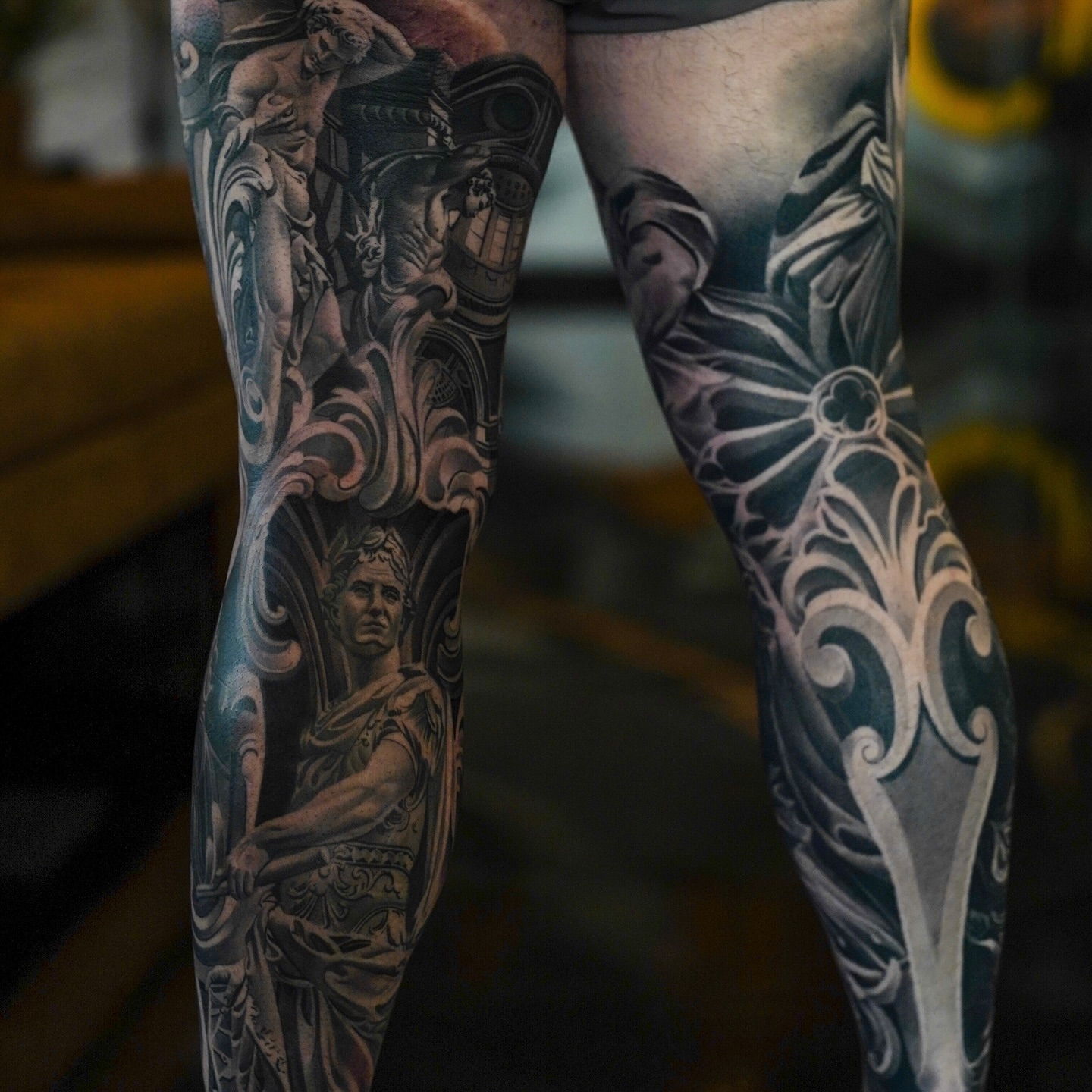 Tattoo by @fabio_tattooartist — realism, ornamental
