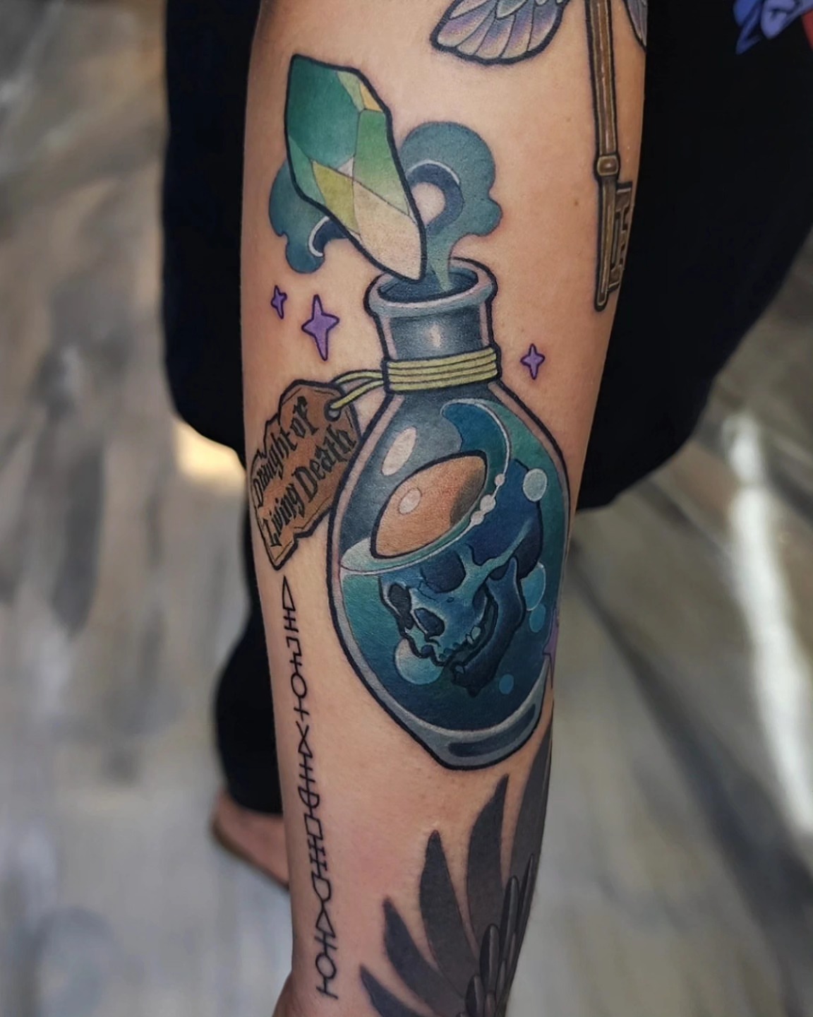 Tattoo by @joannanguyenart — neo_traditional, dark_realism