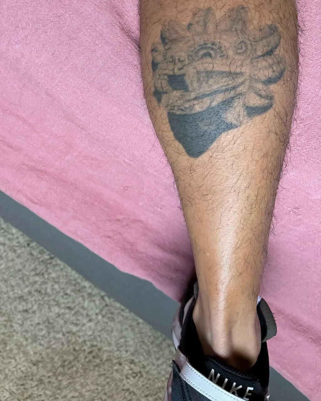 Ancient temple black and grey tattoo on the forearm by Stacy Lavette
