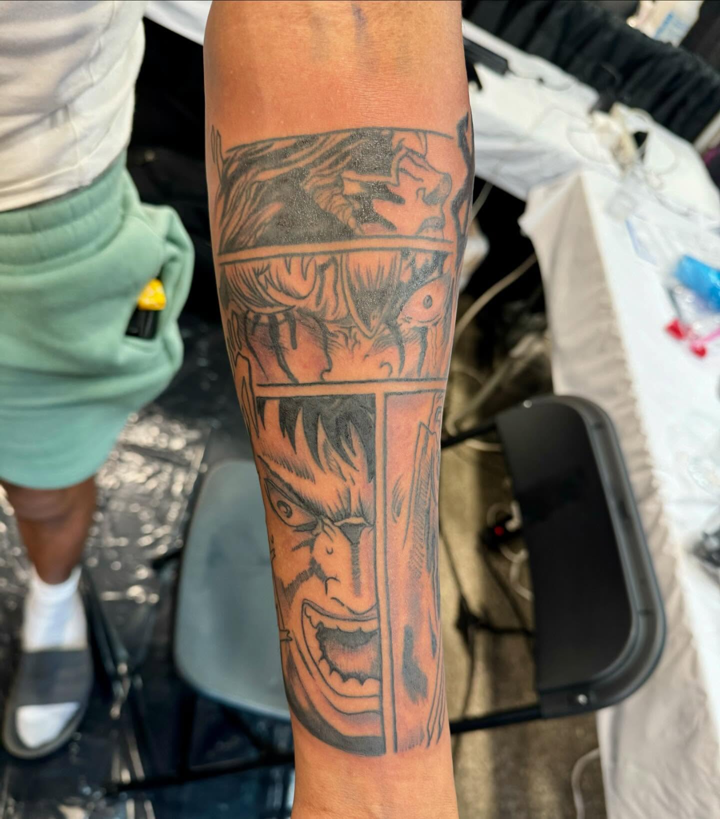 Tattoo by @injectintelligence — black_and_grey, realism