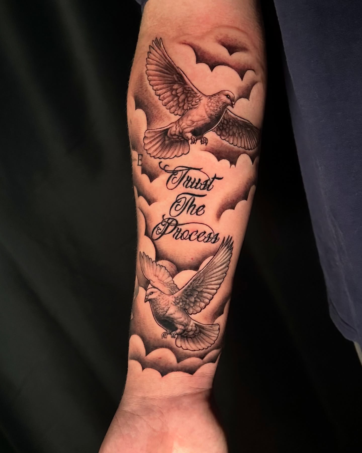 Tattoo by @reep_art_renditions — black_and_grey