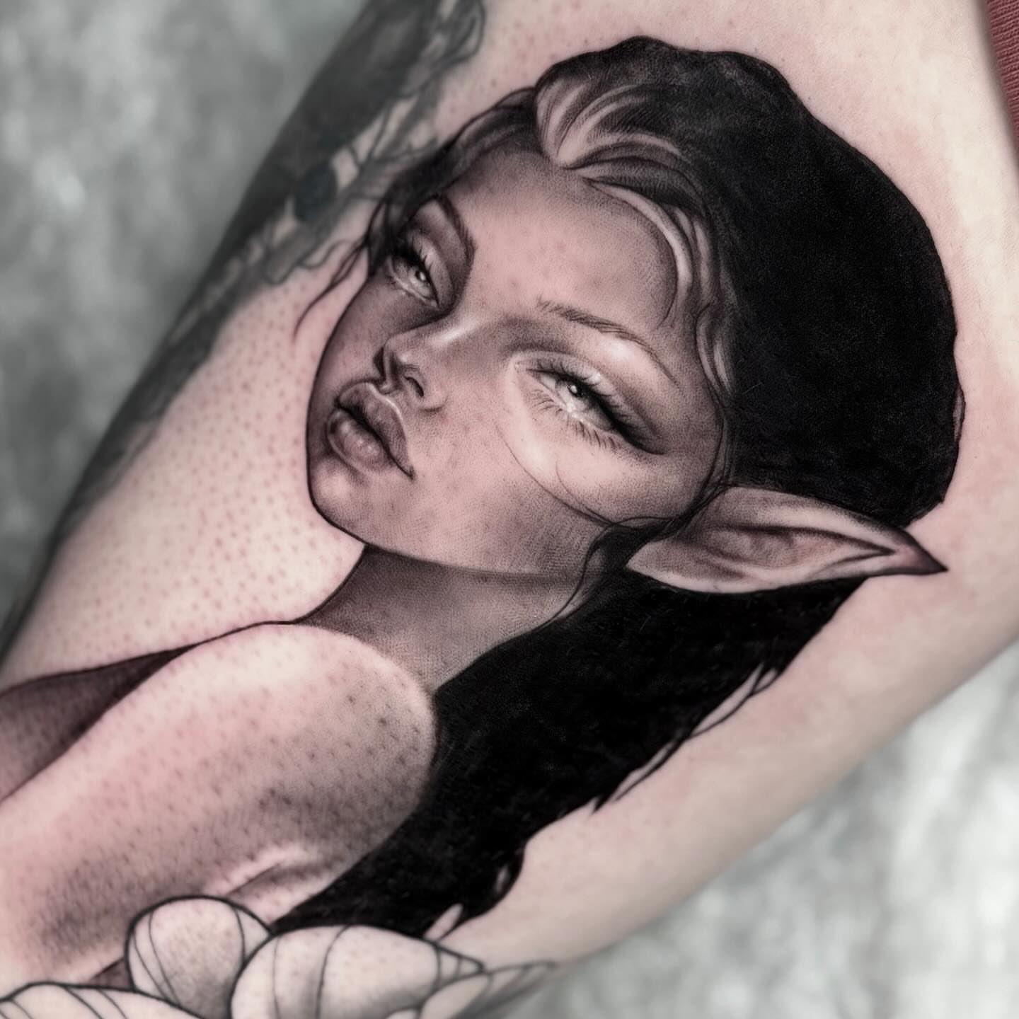 Tattoo by @eyepokes — realism