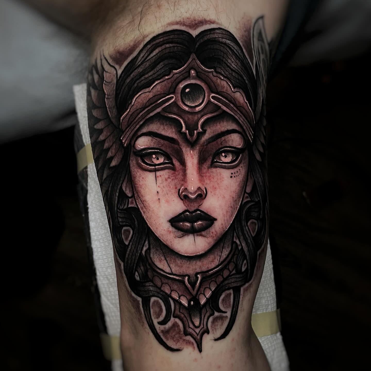 Tattoo by @ickabrams — realism, dark_realism