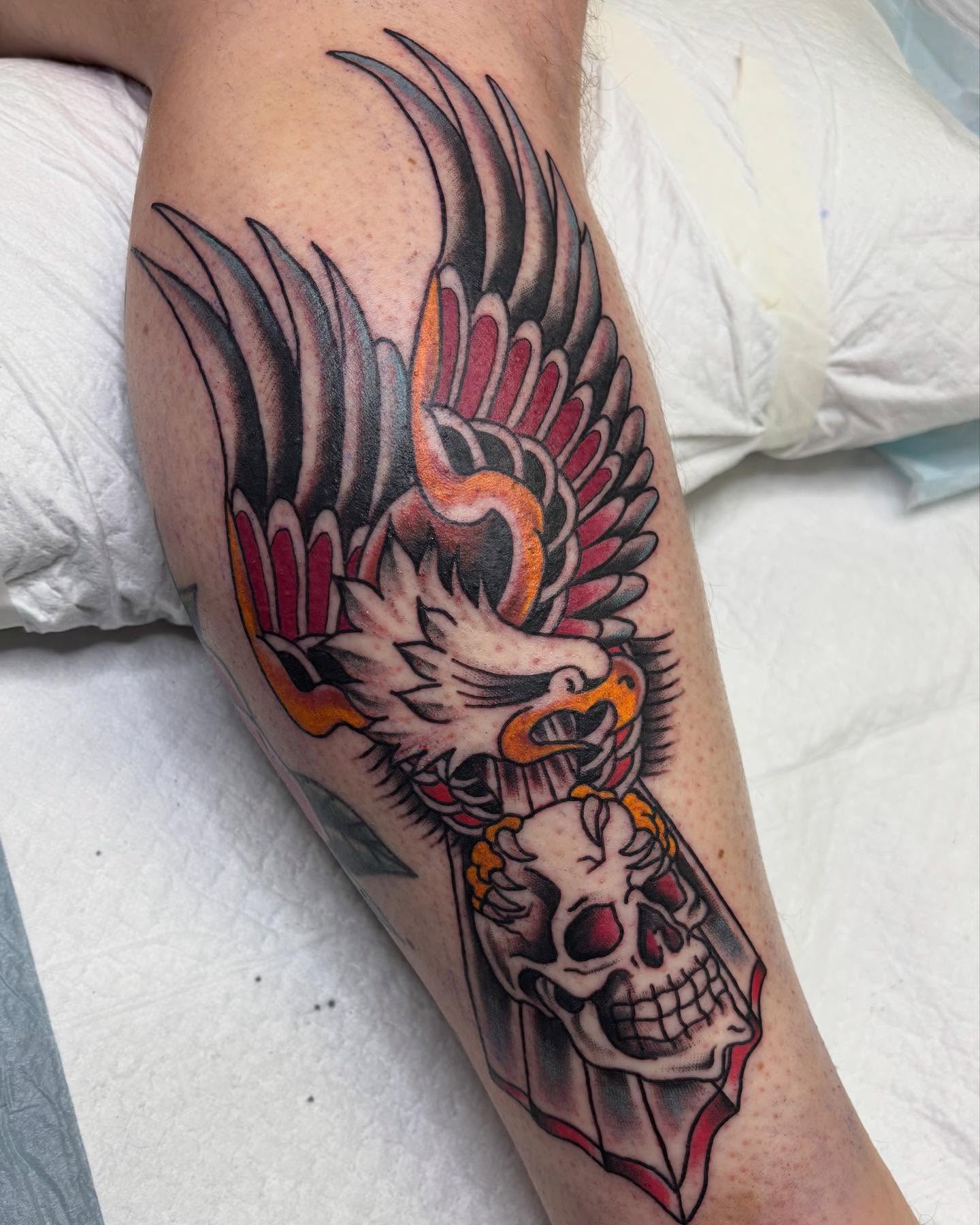 Tattoo by @kolton_tattoos — american_traditional