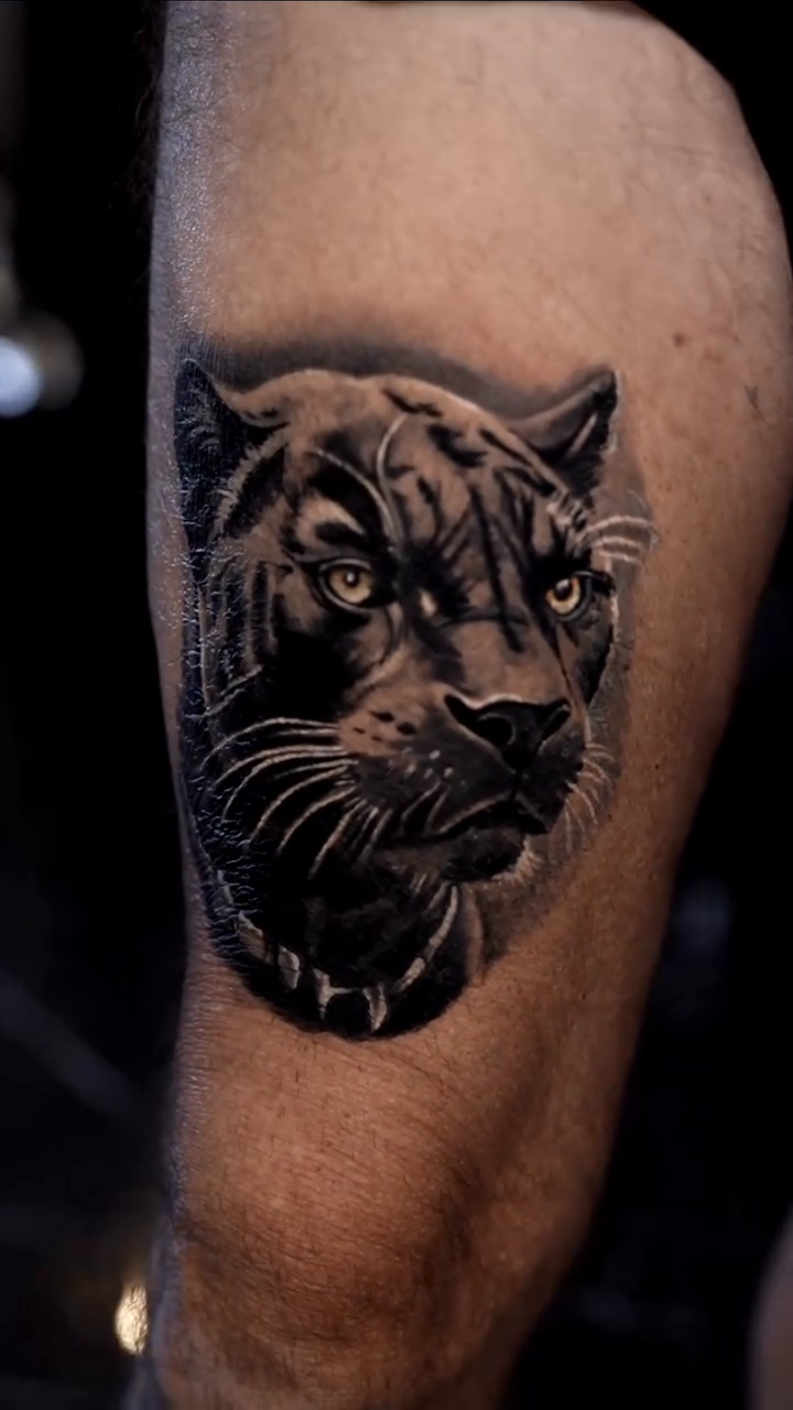 Tattoo by @pango_tattoo — realism, black_and_grey