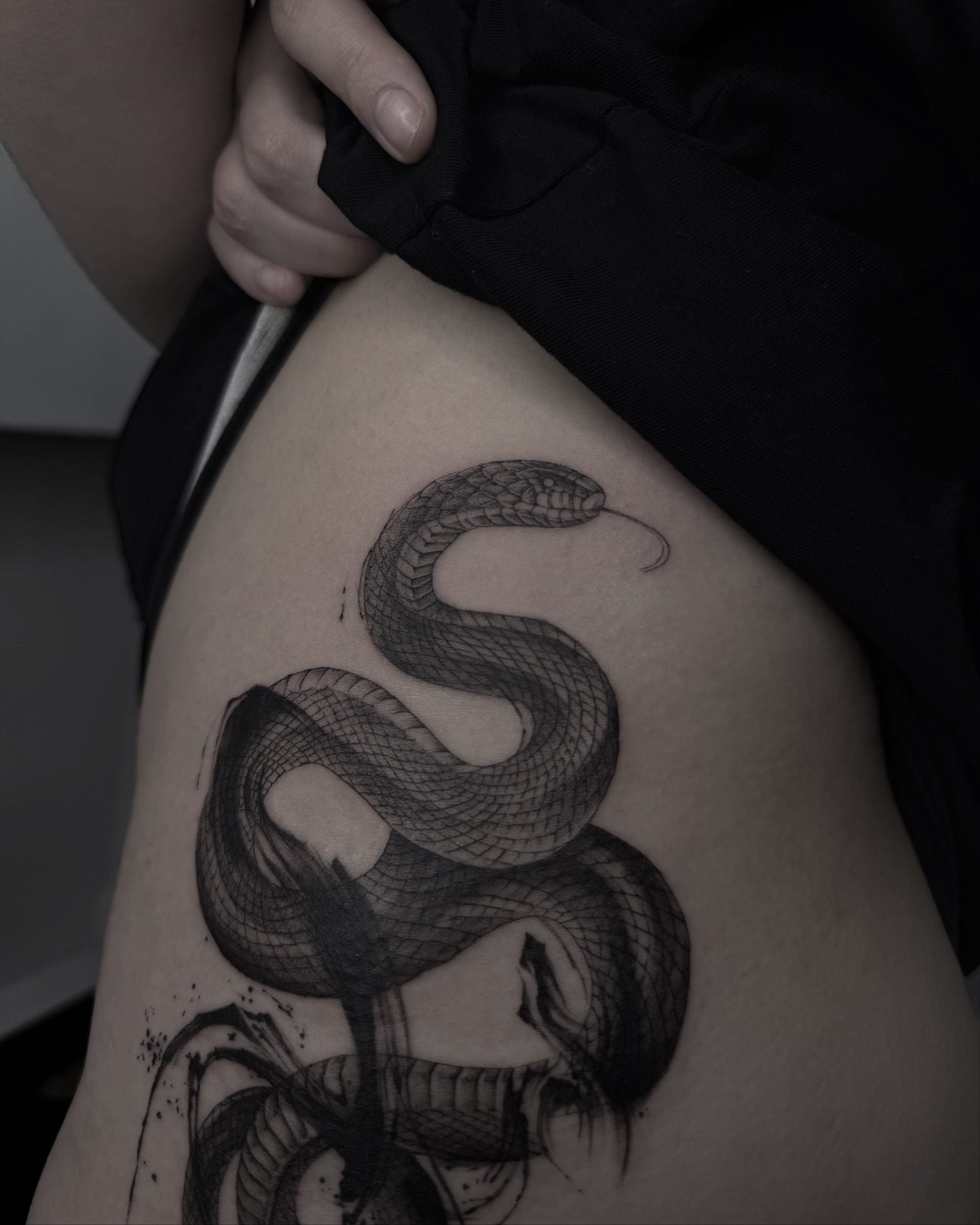 Tattoo by @the_devlintattoos — black_and_grey