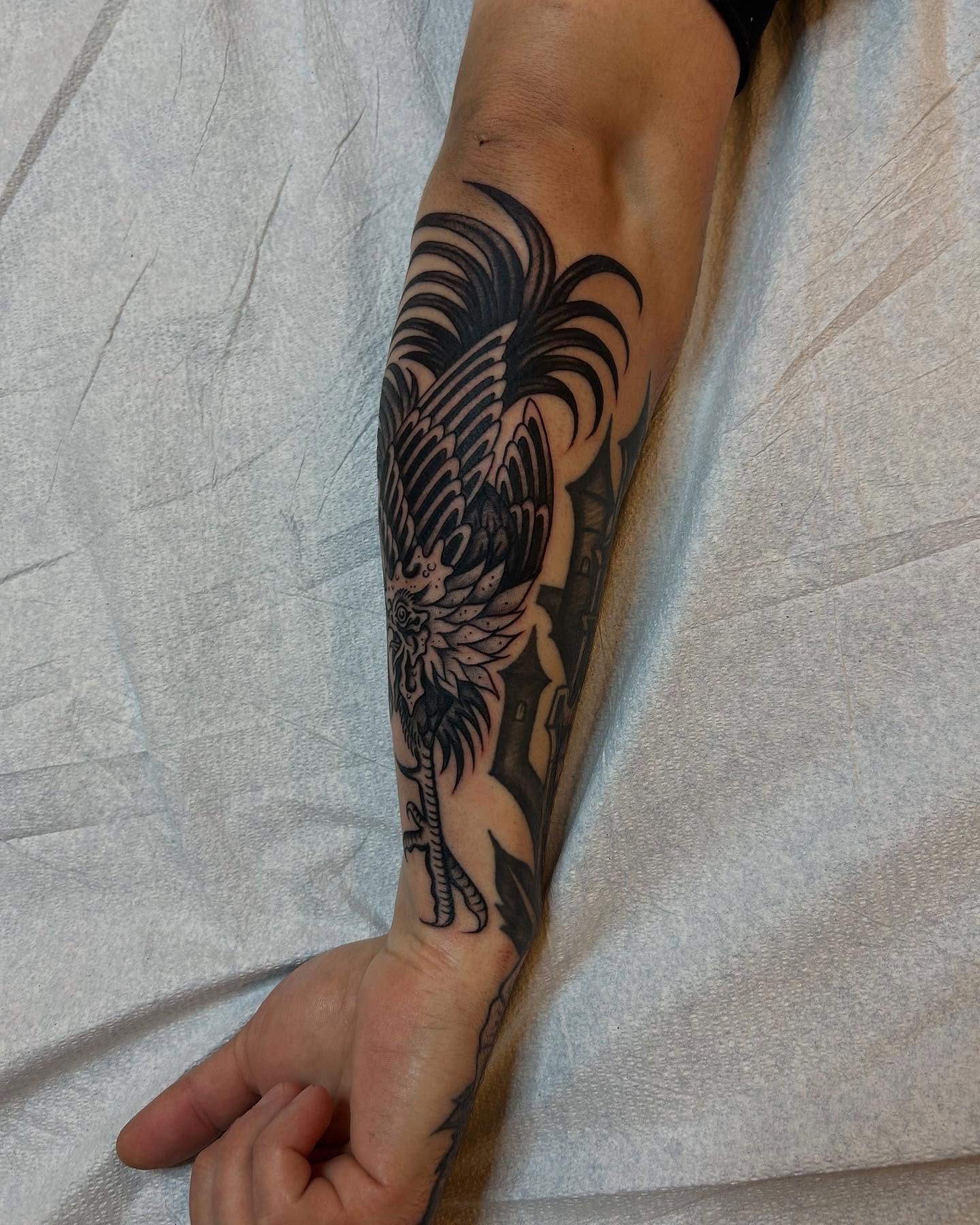 Tattoo by @samperrytattoos โ black_and_grey