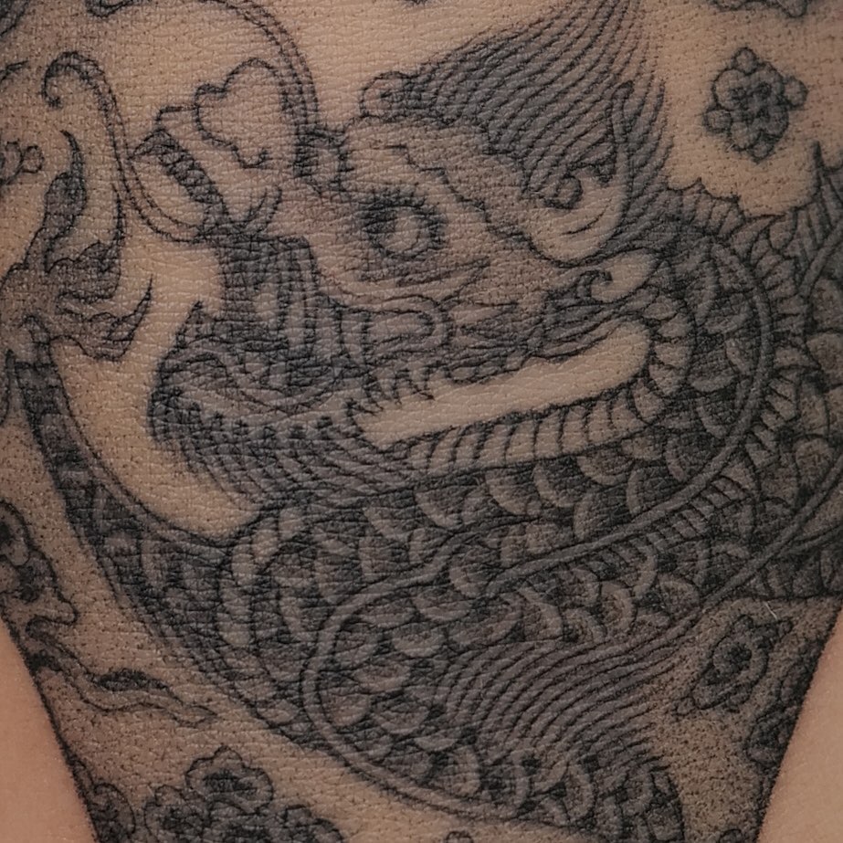 Tattoo by @jjjaylud — black_and_grey