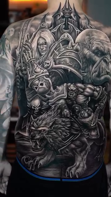 Tattoo work at Inkin' the Coast Tattoo Festival 2026