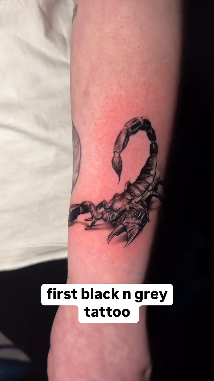 Scorpion realism tattoo by Austin Jones