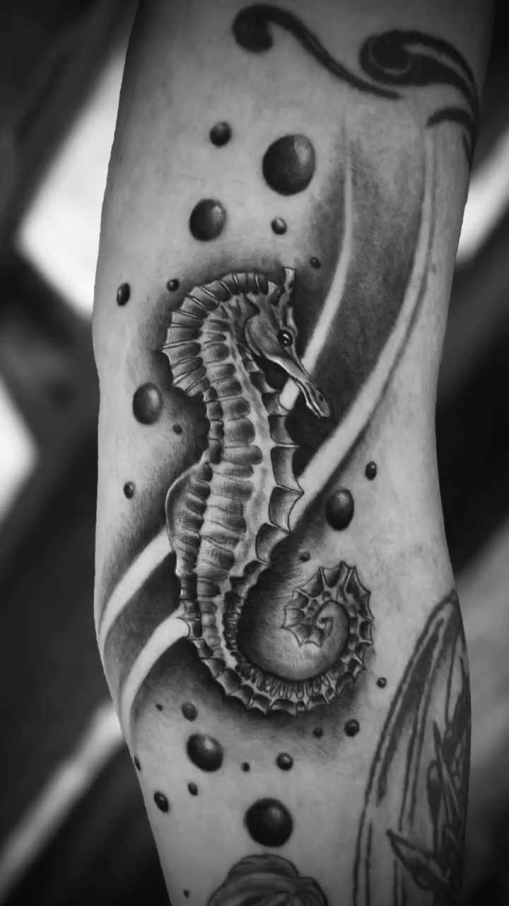 Tattoo by @katherinatattoos โ realism, black_and_grey
