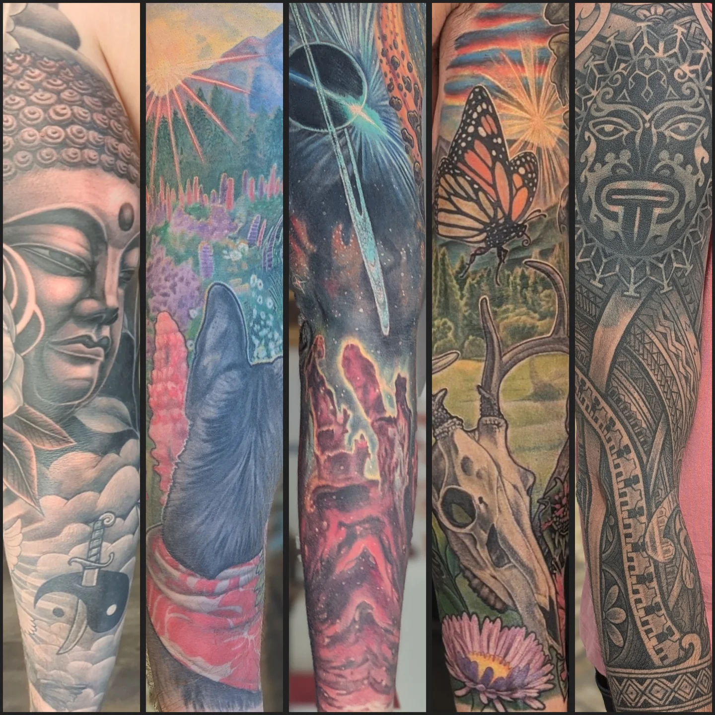 Tattoo by @jtrip360 — geometric