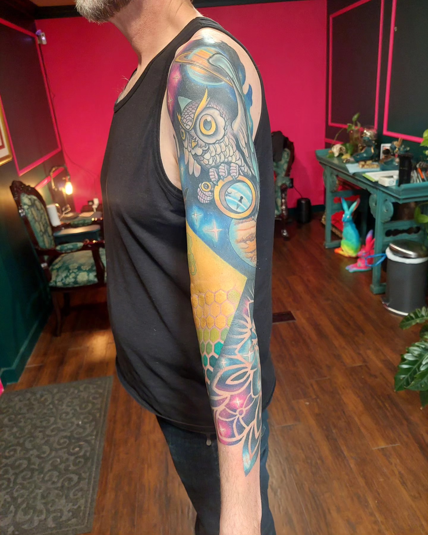 Tattoo by @daniwilsonart — dotwork, realism